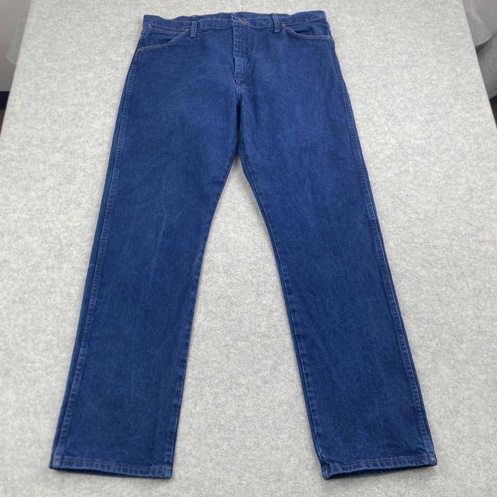 Wrangler Jeans Mens 40x34 (39x32) Blue Cowboy Cut Regular Fit Straight 13MWZPW